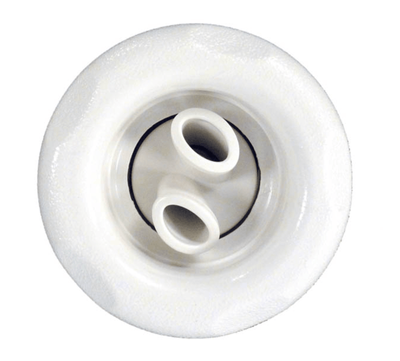 Waterway 229 - 8120B 5 - Scallop Twin Roto Thread - In Poly Storm Gunite Jet Internal, Scallop Textured, White