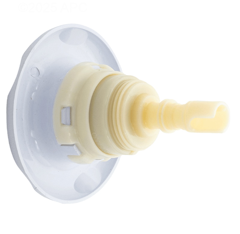Waterway 229 - 8170B 4" Twin Roto Poly Storm Thread - In Jet, 5 - Scallop Large Face, Textured, White – Vita Pool Supply