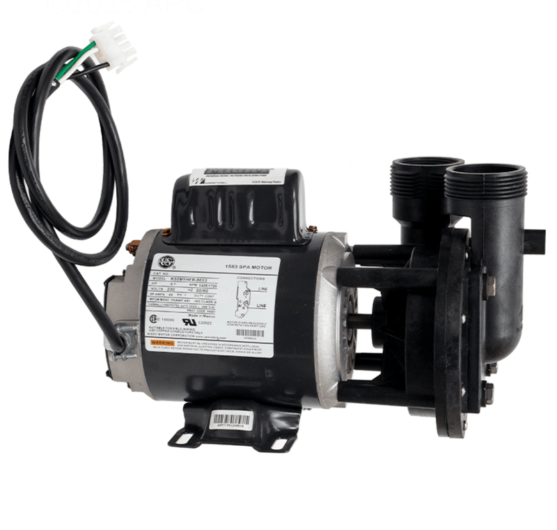 Waterway 3410020 - 1X86 Uni - Might 1 - Speed Circulation Pump, 230V, 48FR, 4' Cord – Vita Pool Supply