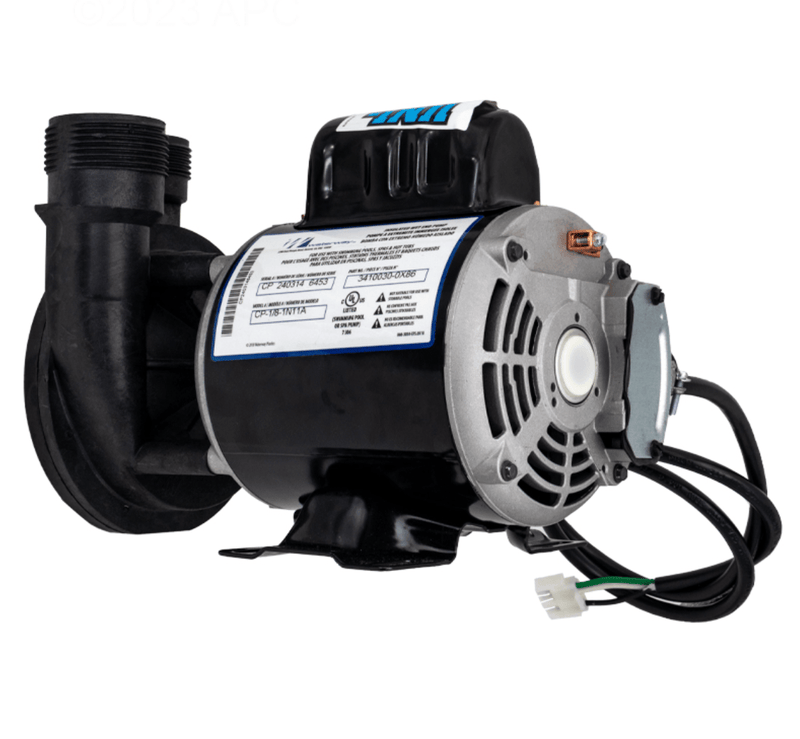 Waterway 3410030 - 0X86 Uni - Might 1 - Speed Circulation Pump, 115V, 48FR, 4' Cord – Vita Pool Supply