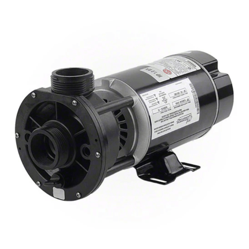 Waterway 3410410 - 15 E - Series 1 - Speed Center Discharge Spa Pump 1.0 HP – 48 - Frame – Vita Pool Supply