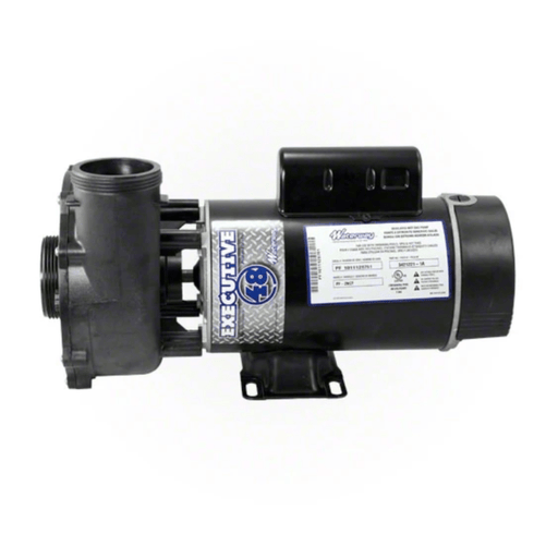 Waterway 3421221 - 1A 3.0 HP Pump 2 Speed 48Y 230V 2" Intake and Discharge – Vita Pool Supply