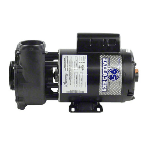 Waterway 3712021 - 1D 5.0 HP Pump 1 Speed 56Y 230V 2" Intake and Discharge – Vita Pool Supply