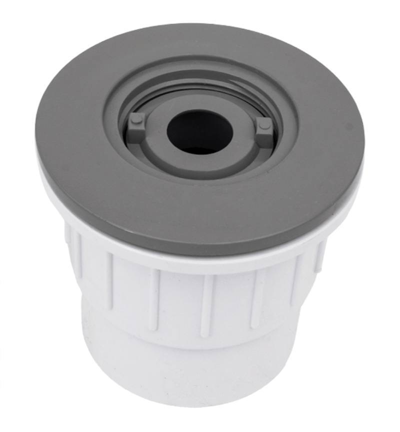 Waterway 400 - 9557 Fiberglass Return Wall Fitting 2 FPT x 2" DPN Sckt Assy, w/ 3⁄4" Eyeball, Gray – Vita Pool Supply