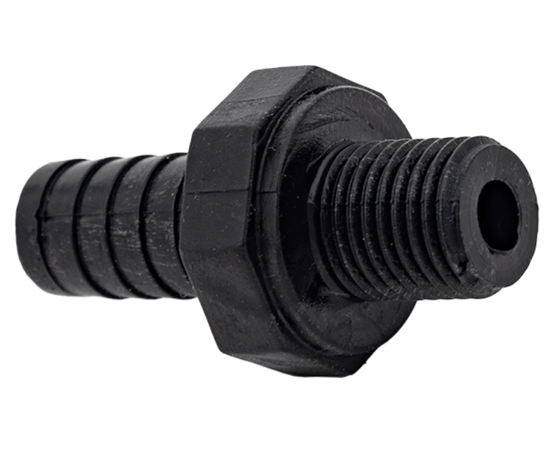 Waterway 413 - 1201 3⁄8" B x 1⁄4" N.P.S.M. - 3/8" Barb Adapters – Vita Pool Supply