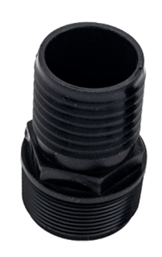 Waterway 417 - 6151 Male Barb Adapter 1.5" MPT x 1.5" Hose, Black – Vita Pool Supply
