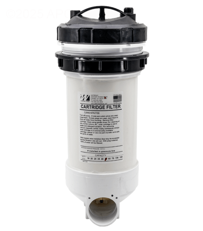 Waterway 502 - 5010 50 Sq Ft Top - Load Cartridge Filter with Bypass Valve and 2" Slip – Vita Pool Supply