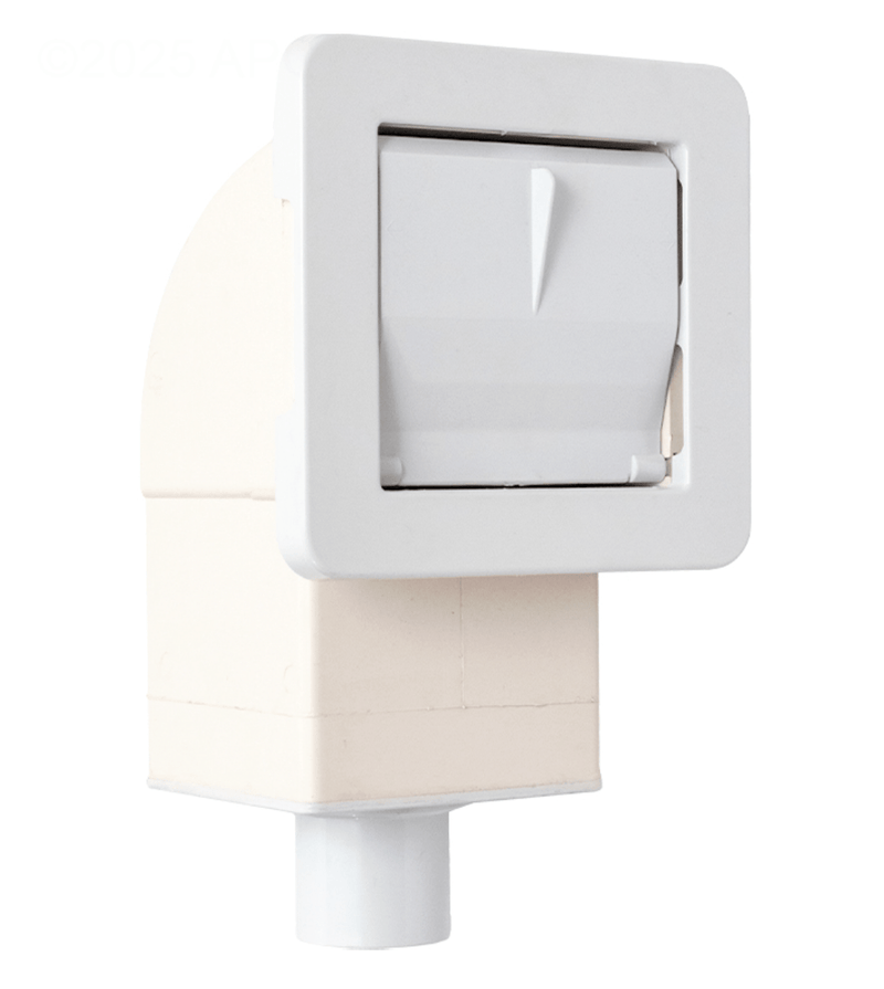 Waterway 510 - 1500 1.5"S X 2" Spigot Front Access Square Spa Skimmer, White – Vita Pool Supply