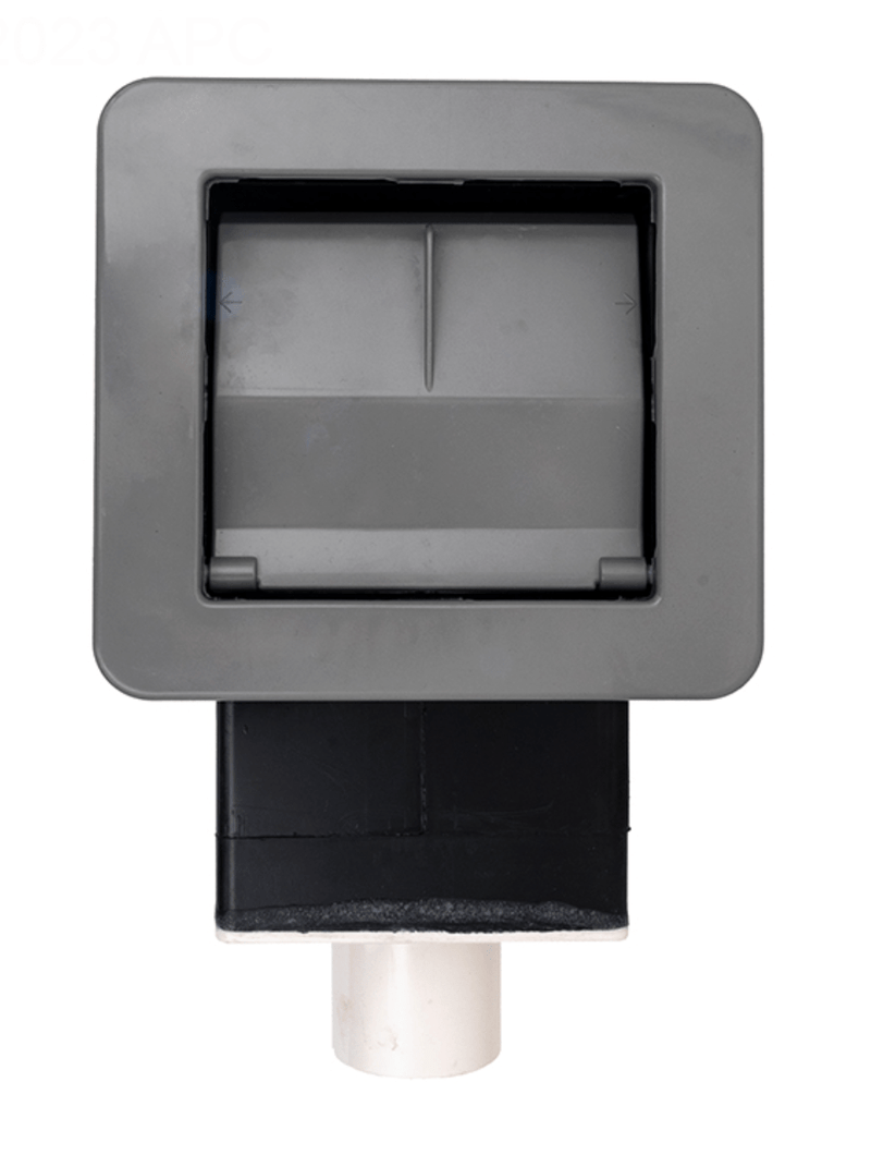 Waterway 510 - 1501 1.5" Slip X 2" Spigot Front Access Square Spa Skimmer, Black – Vita Pool Supply