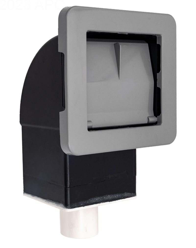 Waterway 510 - 1507 1.5" / 2" Spigot Front Access Square Spa Skimmer, Gray – Vita Pool Supply