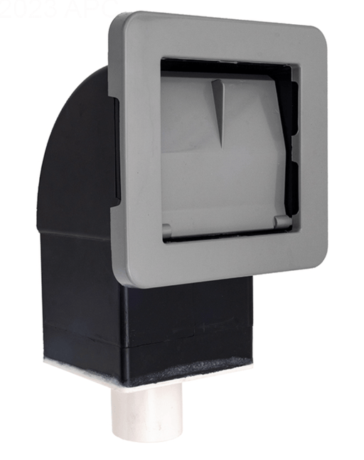 Waterway 510 - 1507 1.5" / 2" Spigot Front Access Square Spa Skimmer, Gray – Vita Pool Supply