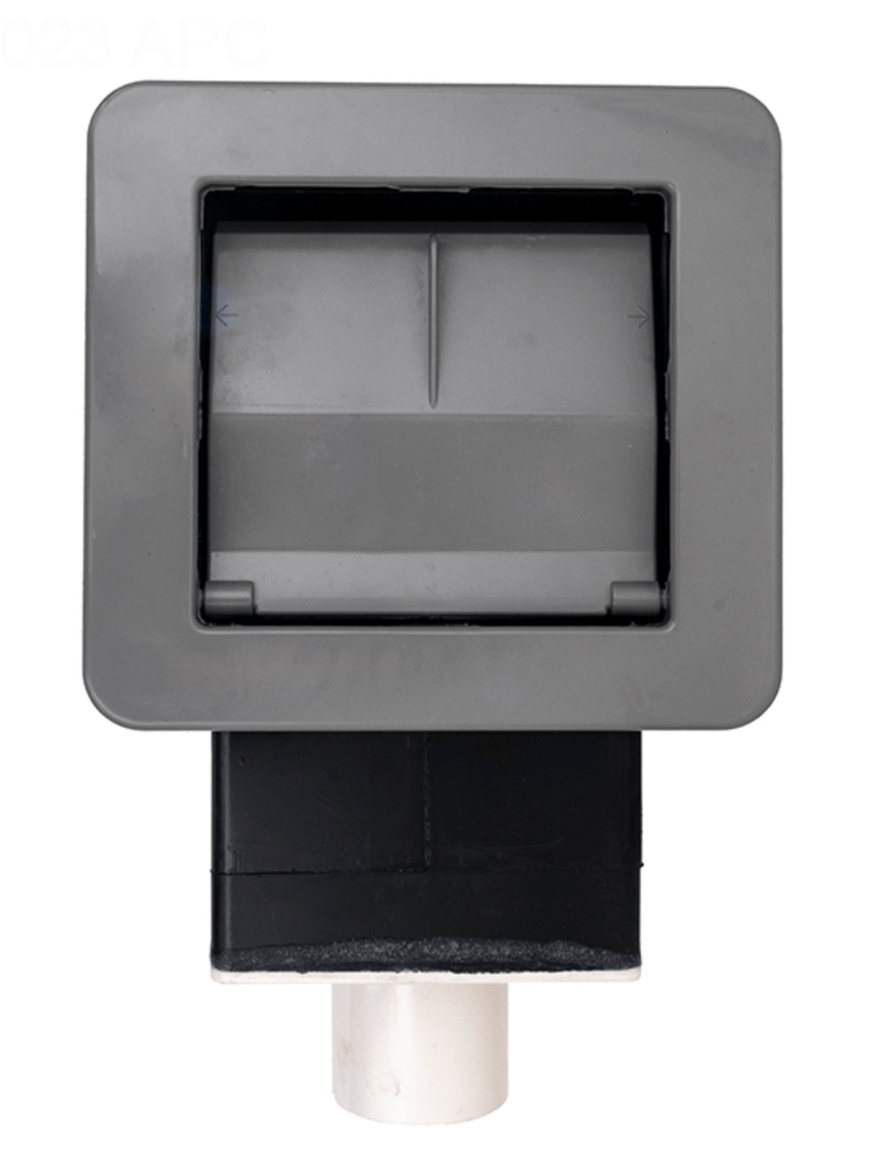 Waterway 510 - 1507 1.5" / 2" Spigot Front Access Square Spa Skimmer, Gray – Vita Pool Supply