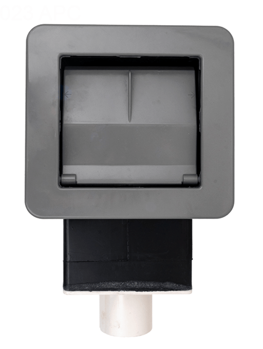 Waterway 510 - 1507 1.5" / 2" Spigot Front Access Square Spa Skimmer, Gray – Vita Pool Supply