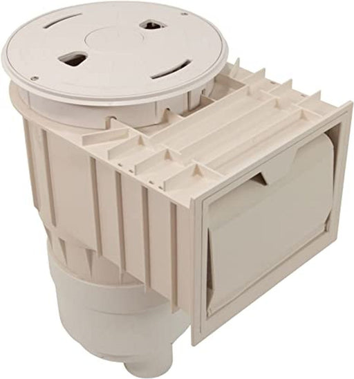 Waterway 540 - 6619 - BEI Renegade Gunite Venturi Skimmer with Round Lid and Float Valve, Beige – Vita Pool Supply