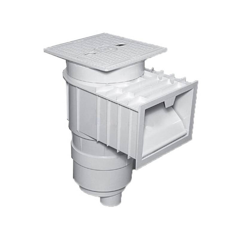 Waterway 540 - 8500 2" Socket Renegade Wide - Mouth Vinyl Liner Skimmer with Square Lid, White – Vita Pool Supply