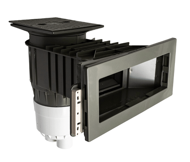 Waterway 540 - 8507 Wide Mouth Vinyl Liner Skimmer with 2" Socket, Gray – Vita Pool Supply