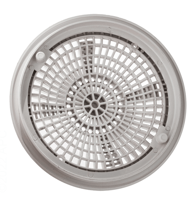 Waterway 640 - 1800 V 8" Round Cover w/ Frame, White – Vita Pool Supply