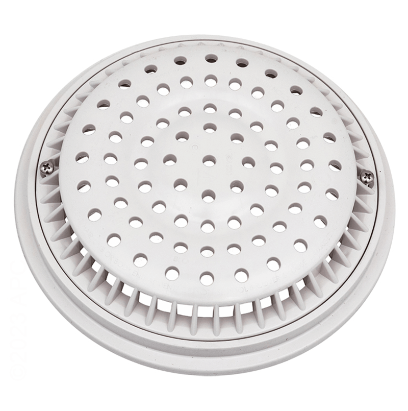 Waterway 640 - 2317 V 8" Round Anti - Vortex AV Cover w/ Frame, Gray – Vita Pool Supply