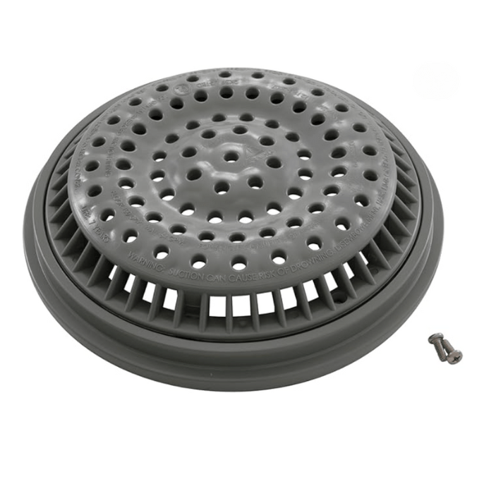 Waterway 640 - 2317 V 8" Round Anti - Vortex AV Cover w/ Frame, Gray – Vita Pool Supply