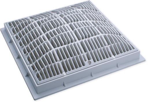 Waterway 640 - 4790 V 9" X 9" Universal Cover, White – Vita Pool Supply
