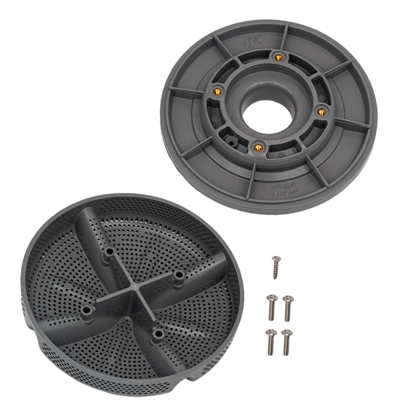 Waterway 640 - 8247 V Ultra Suction with 1.5" Threaded Wall Fitting, 6" Gray – Vita Pool Supply