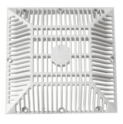 Waterway 642 - 4790 V 9" x 9" Grate & Frame, White – Vita Pool Supply