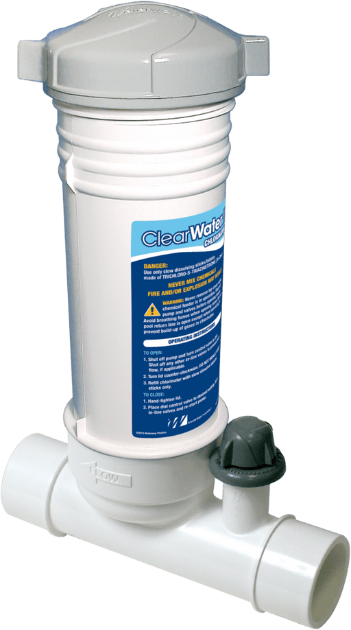 Waterway CLC012 - W In - Line 12 Tablet Feeder, White – Vita Pool Supply