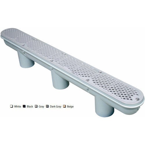 Waterway Concrete Diamond White Strip Drain, 32" Channel, 640 - 1360 V – Vita Pool Supply