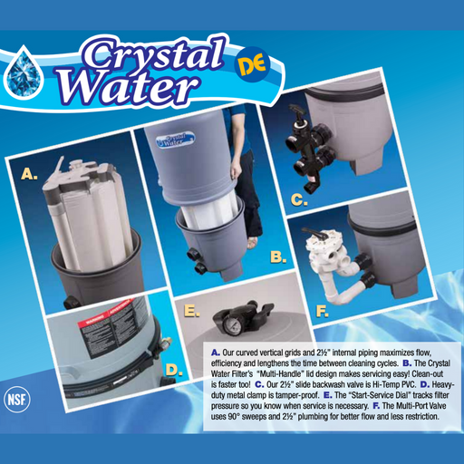 Waterway Crystal Water D.E. Pool Filter