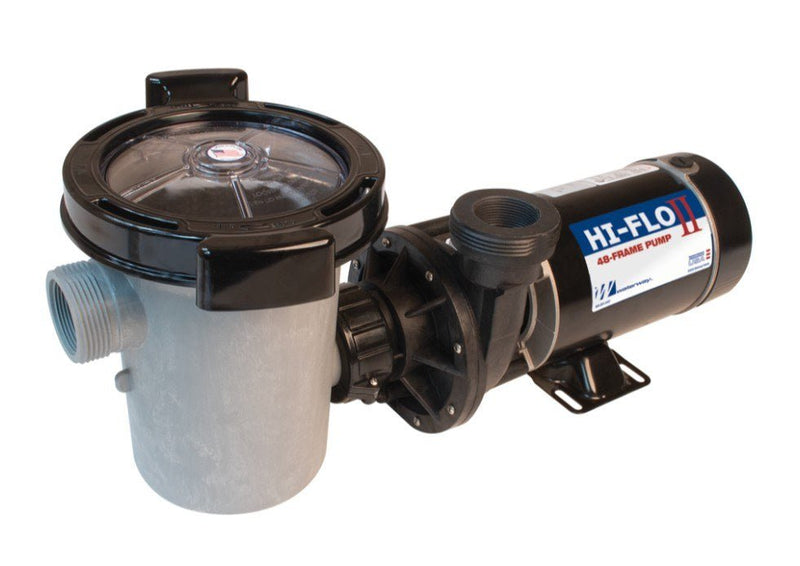 Waterway SD - 07 - 1 - N Hi - Flo II .75HP Above Ground Pool Pump & Trap, 3' NEMA Cord – Vita Pool Supply