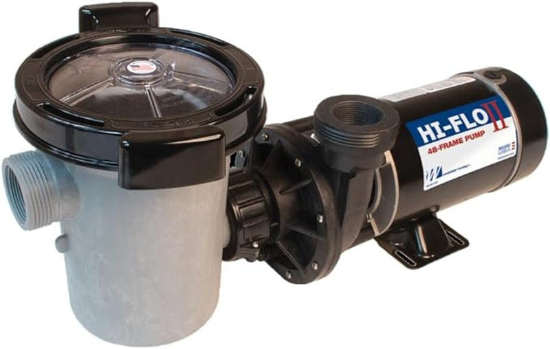 Waterway SD - 10 - 2 - T Hi - Flo II 2 - Speed Above Ground Pump with 3' Twist - Lock Cord, 48 - Frame – Vita Pool Supply