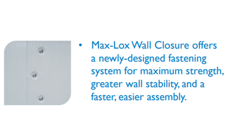 Whitehaven Oval Above - Ground Pool, Skimmer & Liner Included, 52"/54" Wall Height, 7" Resin Top Rails – Vita Pool Supply