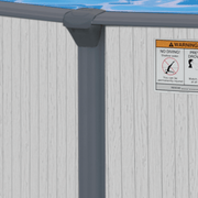 Whitehaven Oval Above - Ground Pool, Skimmer & Liner Included, 52"/54" Wall Height, 7" Resin Top Rails – Vita Pool Supply