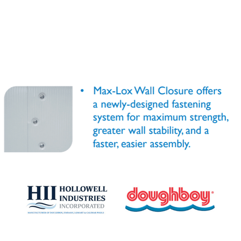 Whitehaven Round Above - Ground Pool, Skimmer & Liner Included, 52"/54" Wall Height, 7" Resin Top Rails – Vita Pool Supply