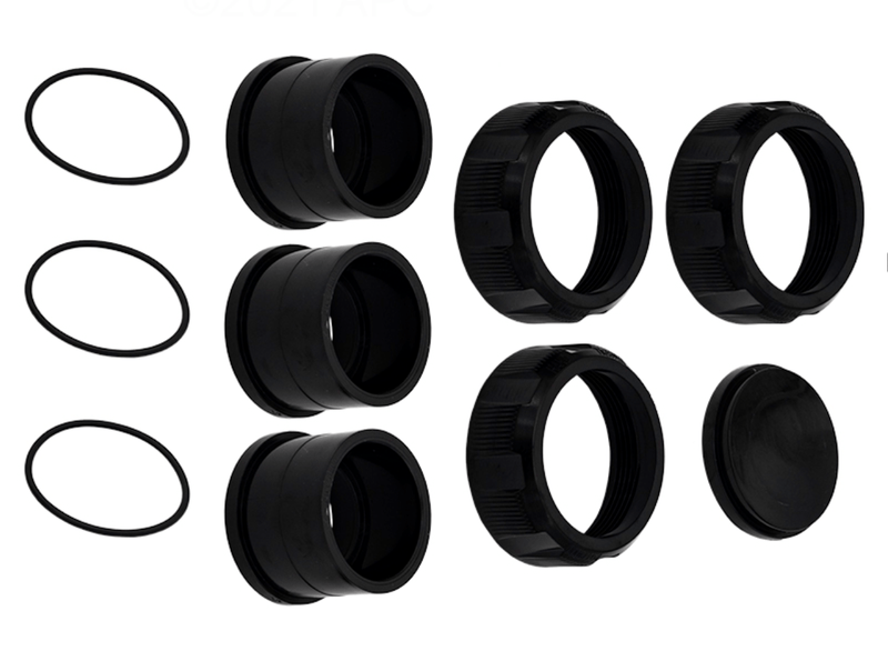 Zodiac Jandy Tailpiece Cap & Union Nut, Set of 3, R0461800 – Vita Pool Supply